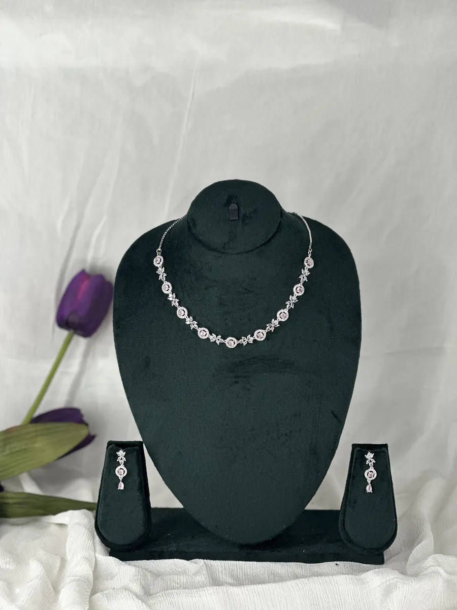 rose-pink-american-diamond-necklace